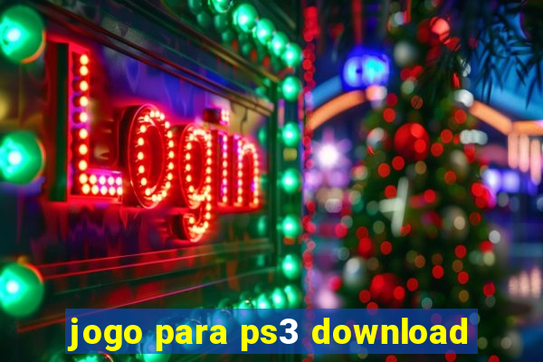 jogo para ps3 download